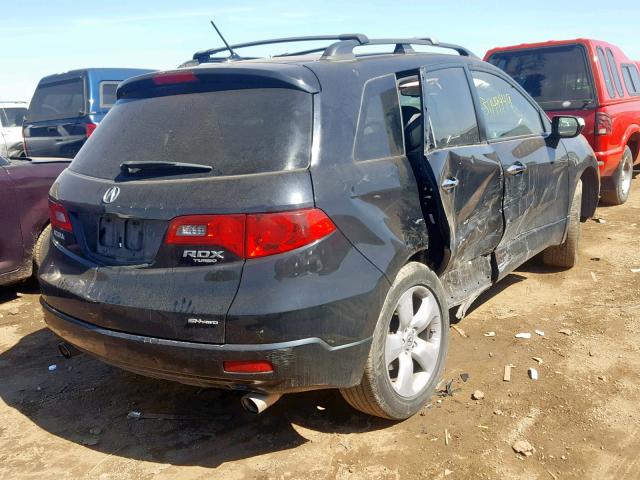 5J8TB18218A016993 - 2008 ACURA RDX BLACK photo 4