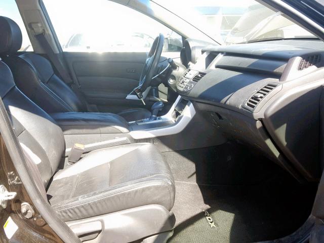 5J8TB18218A016993 - 2008 ACURA RDX BLACK photo 5