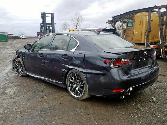 JTHBP1BL4KA002802 - 2019 LEXUS GS-F BLACK photo 3