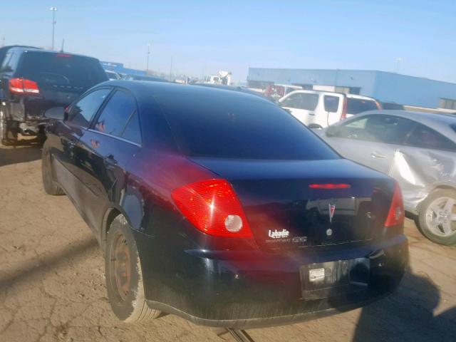 1G2ZF58B374257671 - 2007 PONTIAC G6 VALUE L BLACK photo 3