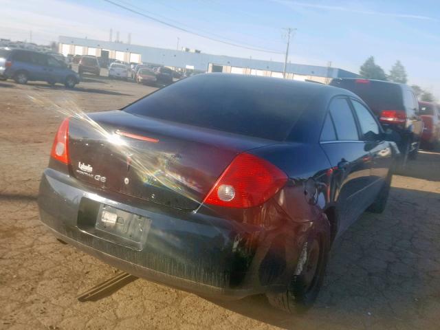 1G2ZF58B374257671 - 2007 PONTIAC G6 VALUE L BLACK photo 4