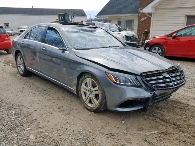 WDDUG6EB4JA364014 - 2018 MERCEDES-BENZ S 450 4MAT GRAY photo 1