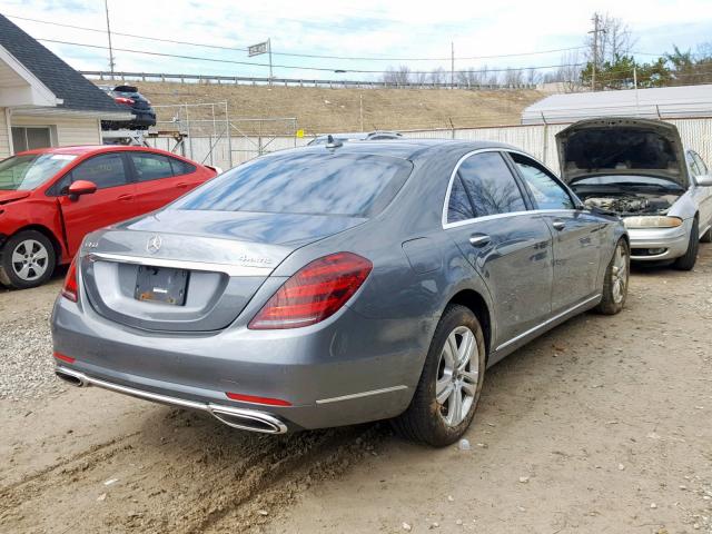 WDDUG6EB4JA364014 - 2018 MERCEDES-BENZ S 450 4MAT GRAY photo 4