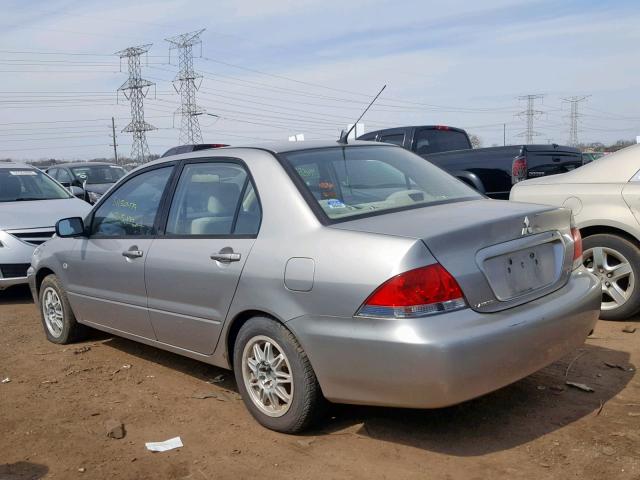 JA3AJ26E34U065390 - 2004 MITSUBISHI LANCER ES TAN photo 3