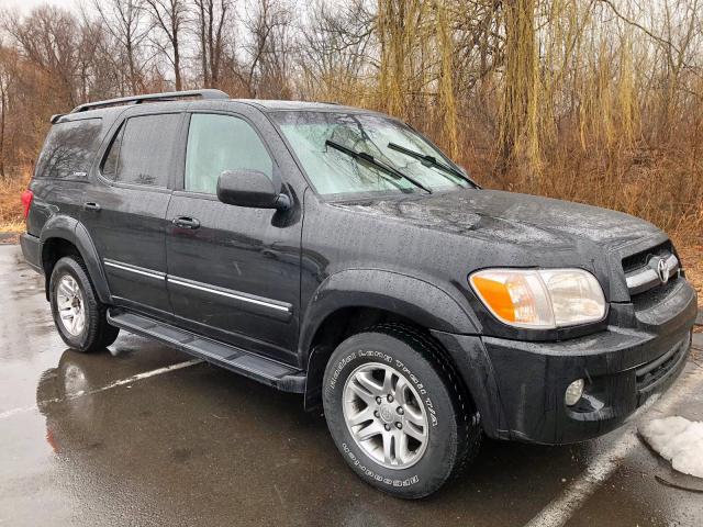 5TDBT48A56S274336 - 2006 TOYOTA SEQUOIA LI BLACK photo 1