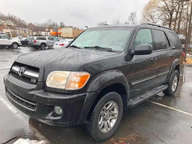 5TDBT48A56S274336 - 2006 TOYOTA SEQUOIA LI BLACK photo 2