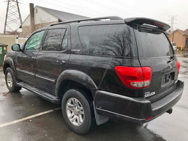 5TDBT48A56S274336 - 2006 TOYOTA SEQUOIA LI BLACK photo 3