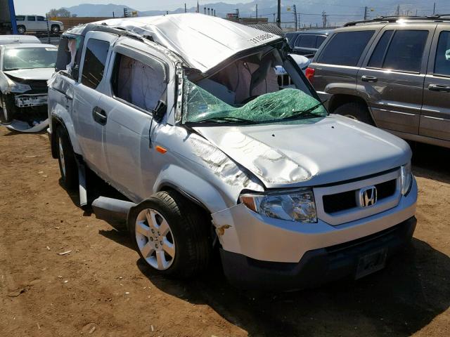 5J6YH28799L004515 - 2009 HONDA ELEMENT EX SILVER photo 1