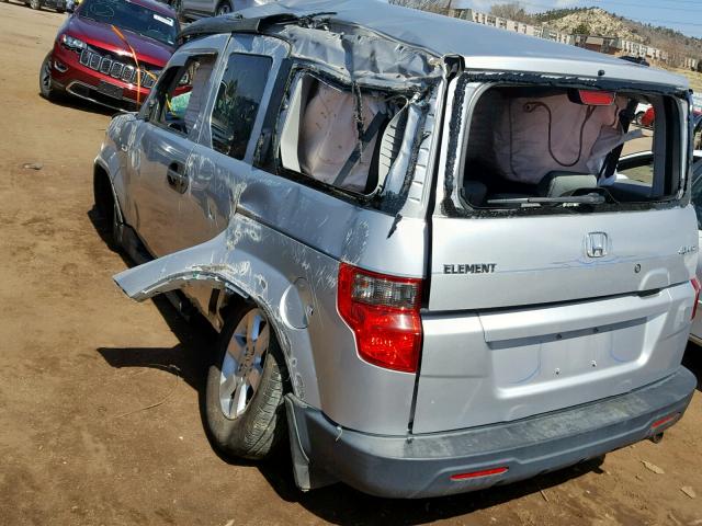 5J6YH28799L004515 - 2009 HONDA ELEMENT EX SILVER photo 3