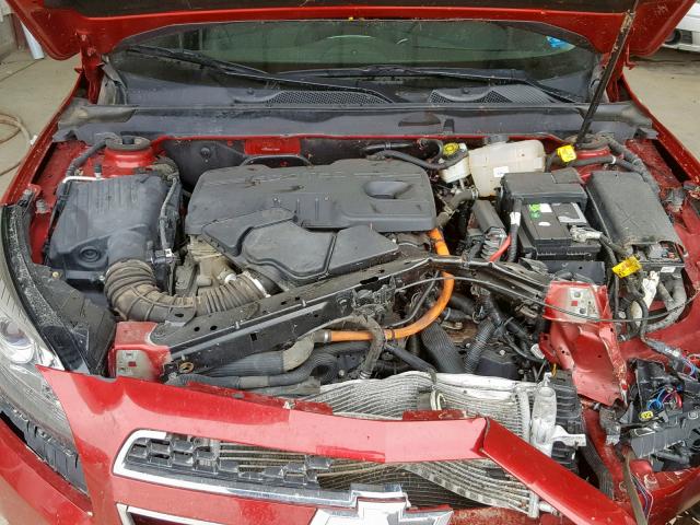 1G11D5RRXDF112369 - 2013 CHEVROLET MALIBU 1LT წითელი ფოტო 7