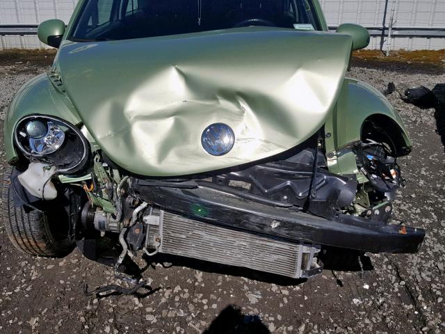 3VWPG31C09M504446 - 2009 VOLKSWAGEN NEW BEETLE მწვანე ფოტო 7