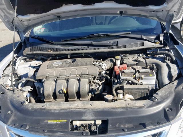 3N1AB7AP2DL720480 - 2013 NISSAN SENTRA SV SILVER photo 7