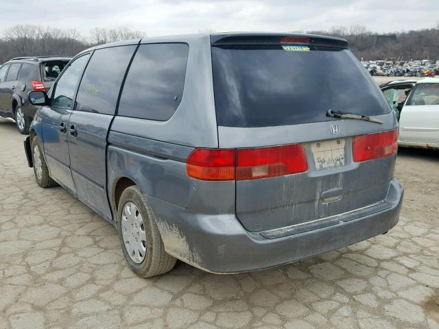 2HKRL1854YH568190 - 2000 HONDA ODYSSEY LX SILVER photo 3