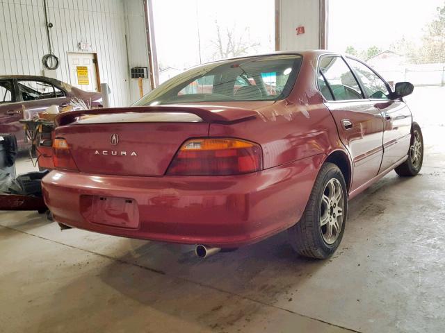 19UUA5669YA012291 - 2000 ACURA 3.2TL RED photo 4