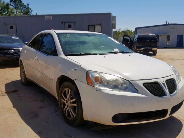 1G2ZF58B274104277 - 2007 PONTIAC G6 VALUE L WHITE photo 1