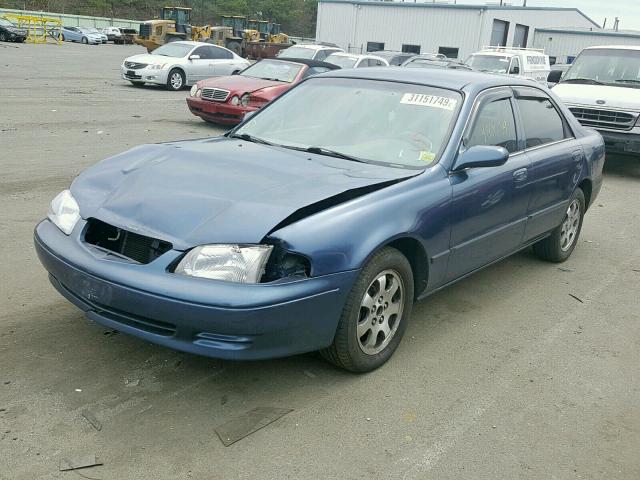 1YVGF22C425270400 - 2002 MAZDA 626 LX BLUE photo 2