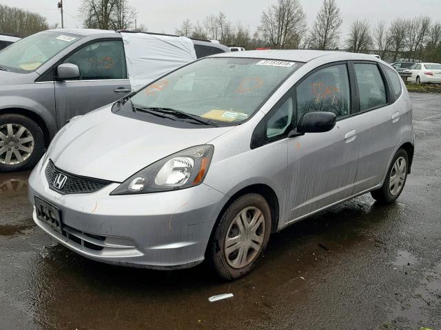 JHMGE8H35BC012528 - 2011 HONDA FIT SILVER photo 2