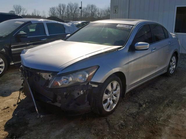 JHMCP26878C003102 - 2008 HONDA ACCORD EXL SILVER photo 2