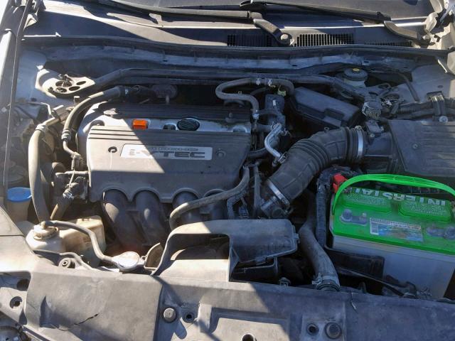 JHMCP26878C003102 - 2008 HONDA ACCORD EXL SILVER photo 7