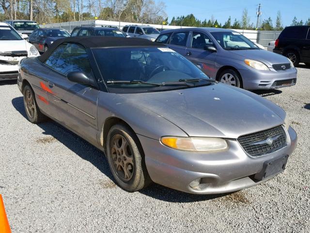 3C3EL55H8XT500496 - 1999 CHRYSLER SEBRING JX GRAY photo 1