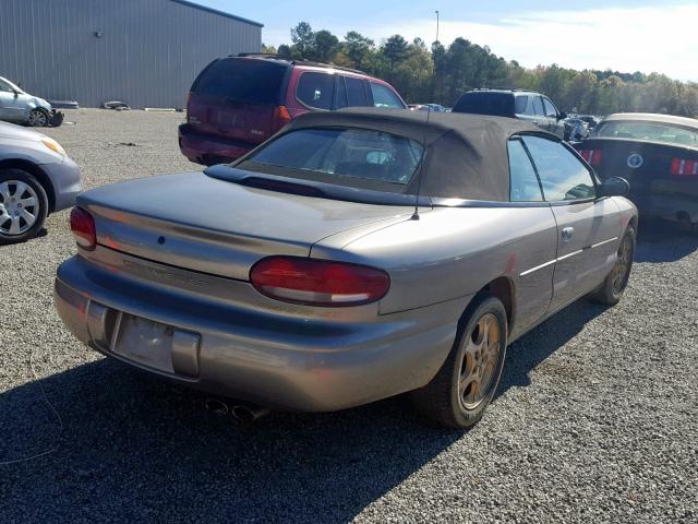 3C3EL55H8XT500496 - 1999 CHRYSLER SEBRING JX GRAY photo 4