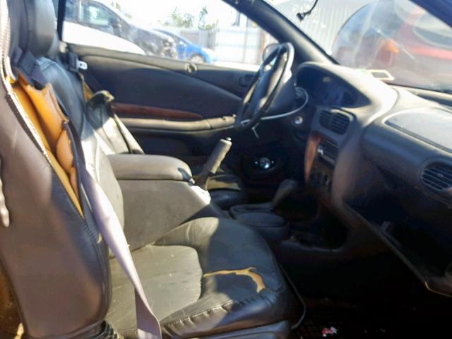 3C3EL55H8XT500496 - 1999 CHRYSLER SEBRING JX GRAY photo 5