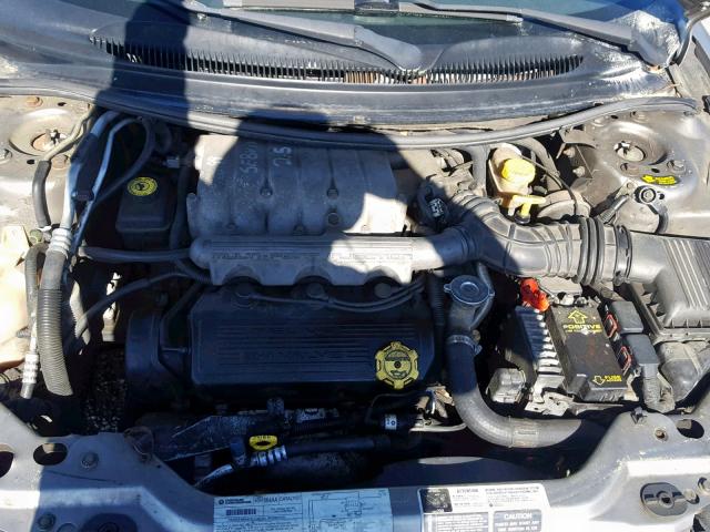 3C3EL55H8XT500496 - 1999 CHRYSLER SEBRING JX GRAY photo 7