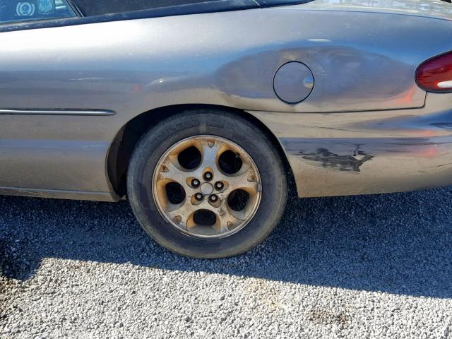 3C3EL55H8XT500496 - 1999 CHRYSLER SEBRING JX GRAY photo 9