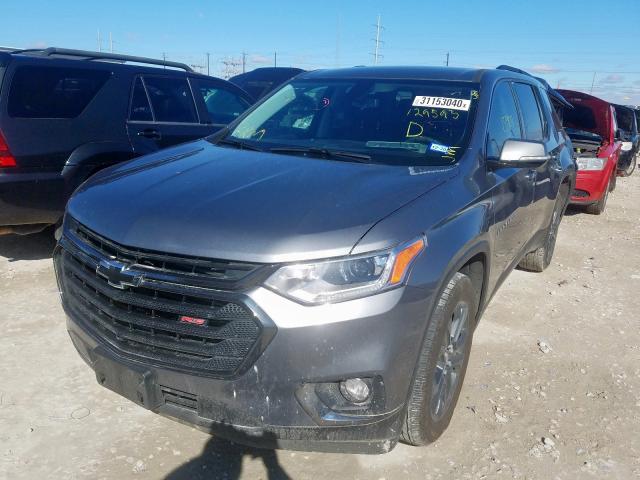 1GNERJKX5KJ129593 - 2019 CHEVROLET TRAVERSE RS  photo 2