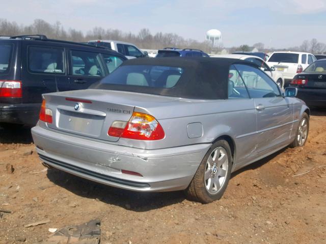 WBABR3349YEB40965 - 2000 BMW 323 CI SILVER photo 4