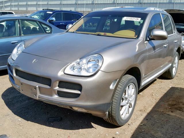 WP1AB29P83LA60863 - 2003 PORSCHE CAYENNE S TAN photo 2