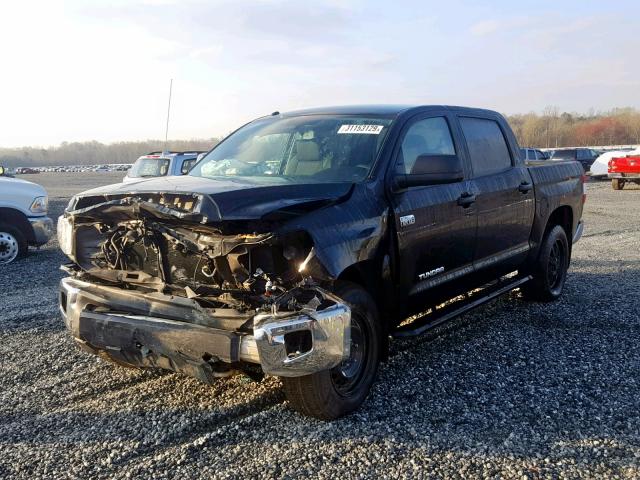 5TFDW5F1XFX429935 - 2015 TOYOTA TUNDRA CRE BLACK photo 2