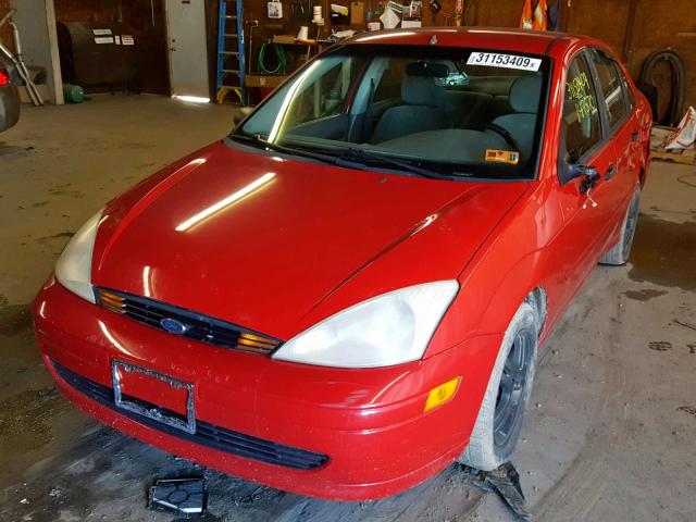 1FAFP383XYW169429 - 2000 FORD FOCUS ZTS RED photo 2