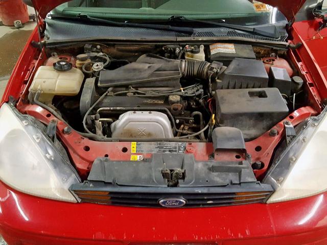 1FAFP383XYW169429 - 2000 FORD FOCUS ZTS RED photo 7