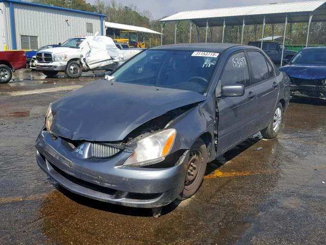 JA3AJ26EX5U008007 - 2005 MITSUBISHI LANCER ES GRAY photo 2