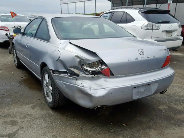 19UYA41653A010565 - 2003 ACURA 3.2CL TYPE SILVER photo 3