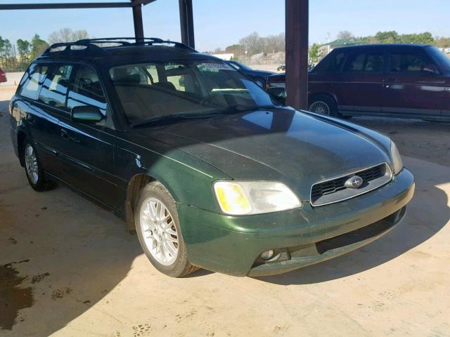 4S3BH635737302490 - 2003 SUBARU LEGACY L GREEN photo 1