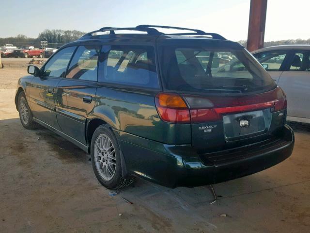 4S3BH635737302490 - 2003 SUBARU LEGACY L GREEN photo 3