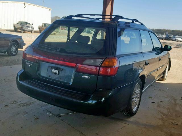 4S3BH635737302490 - 2003 SUBARU LEGACY L GREEN photo 4