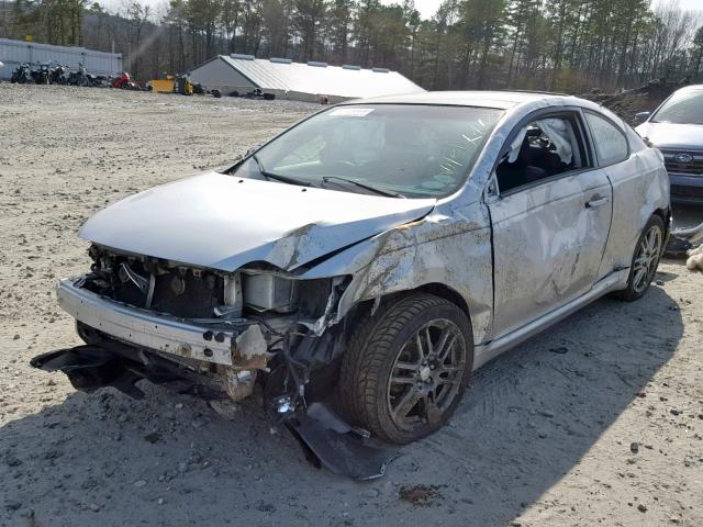 JTKDE167880259837 - 2008 TOYOTA SCION TC SILVER photo 2