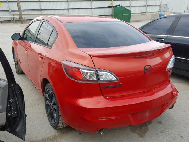 JM1BL1S52A1247403 - 2010 MAZDA 3 S RED photo 3