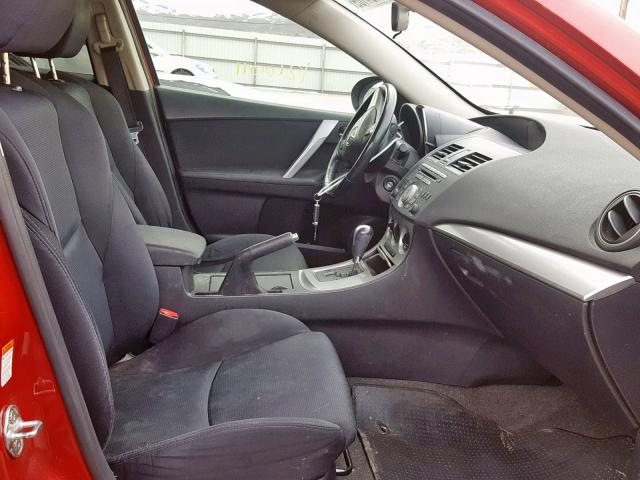 JM1BL1S52A1247403 - 2010 MAZDA 3 S RED photo 5