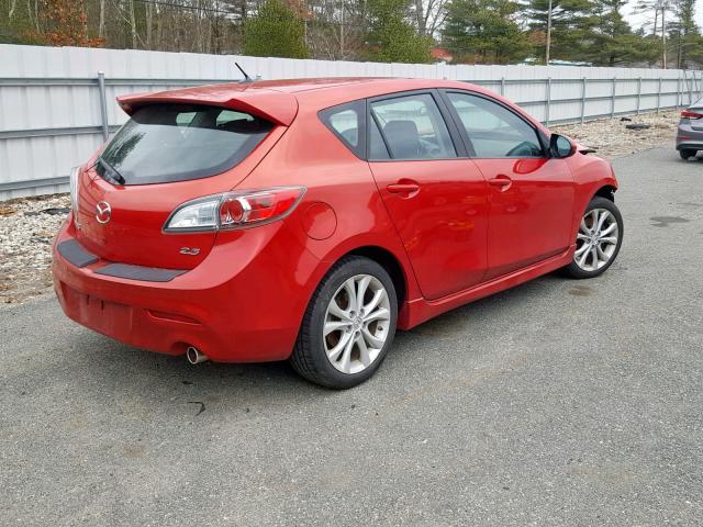 JM1BL1H63A1318155 - 2010 MAZDA 3 S RED photo 4