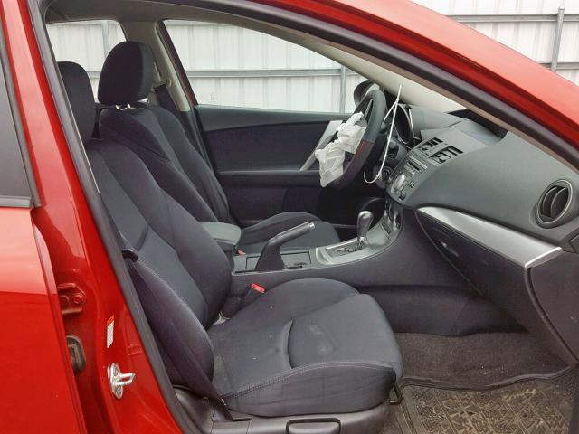 JM1BL1H63A1318155 - 2010 MAZDA 3 S RED photo 5