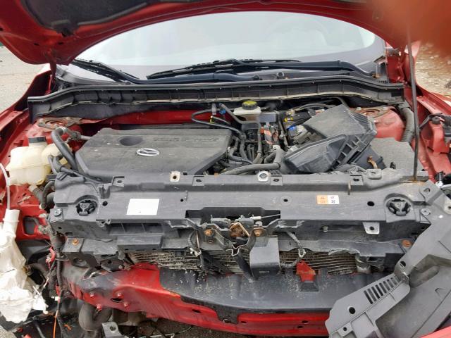 JM1BL1H63A1318155 - 2010 MAZDA 3 S RED photo 7