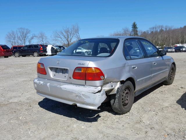 2HGEJ6614XH566904 - 1999 HONDA CIVIC BASE SILVER photo 4