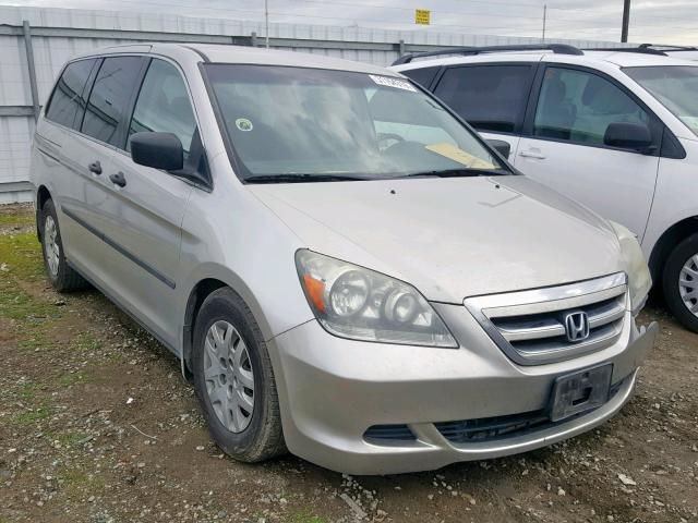 5FNRL38267B004443 - 2007 HONDA ODYSSEY LX SILVER photo 1