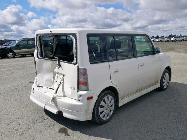 JTLKT334764121856 - 2006 TOYOTA SCION XB 白色 照片 4