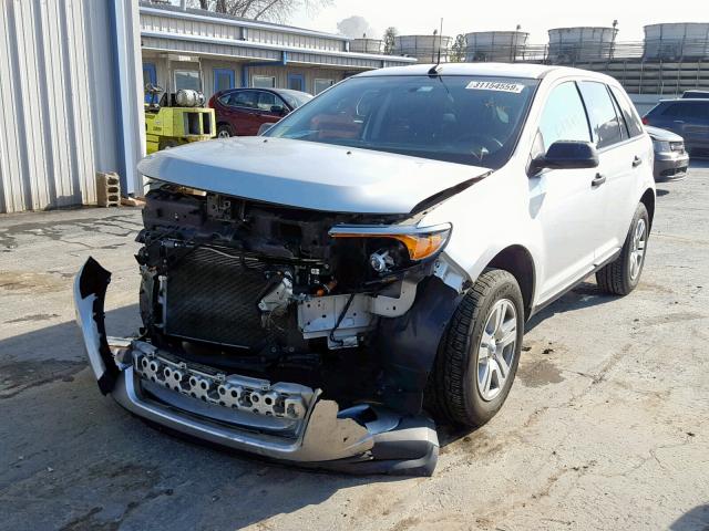 2FMDK3GC1BBB58762 - 2011 FORD EDGE SE SILVER photo 2