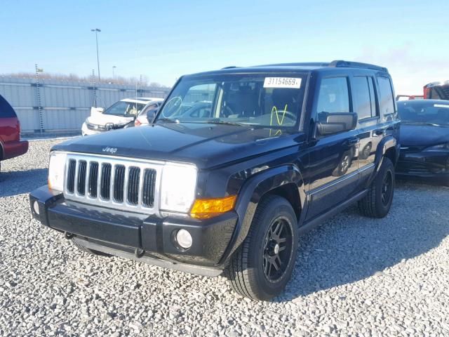 1J8HG48K87C663961 - 2007 JEEP COMMANDER BLACK photo 2